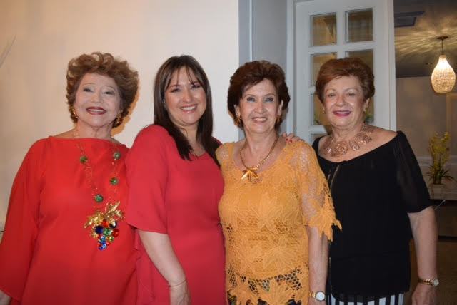 Sandra Edilia Tovar, Ángela Plazas, Sonia Álvarez y Susanita de Cortés.